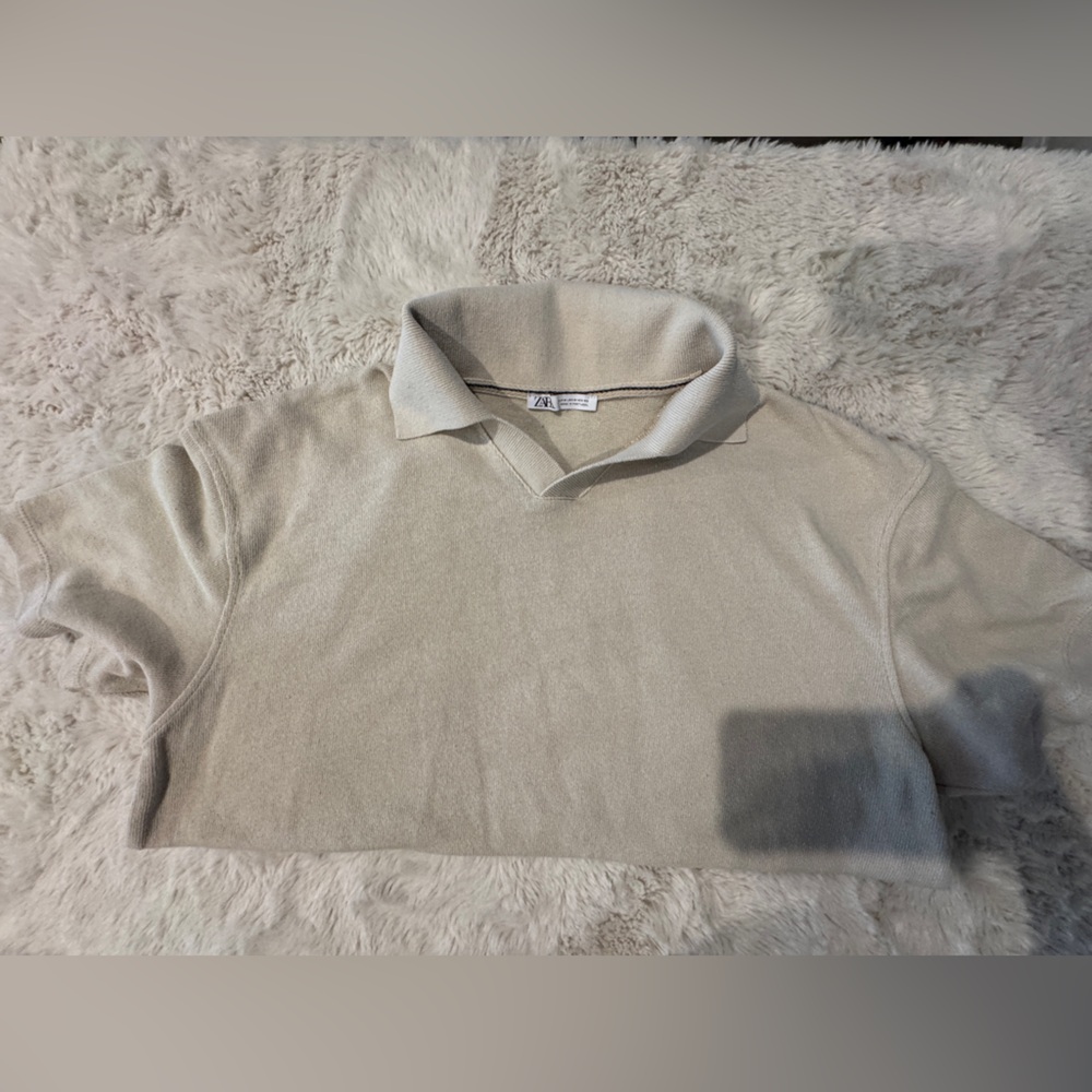 Zara Tan basic polo size M
